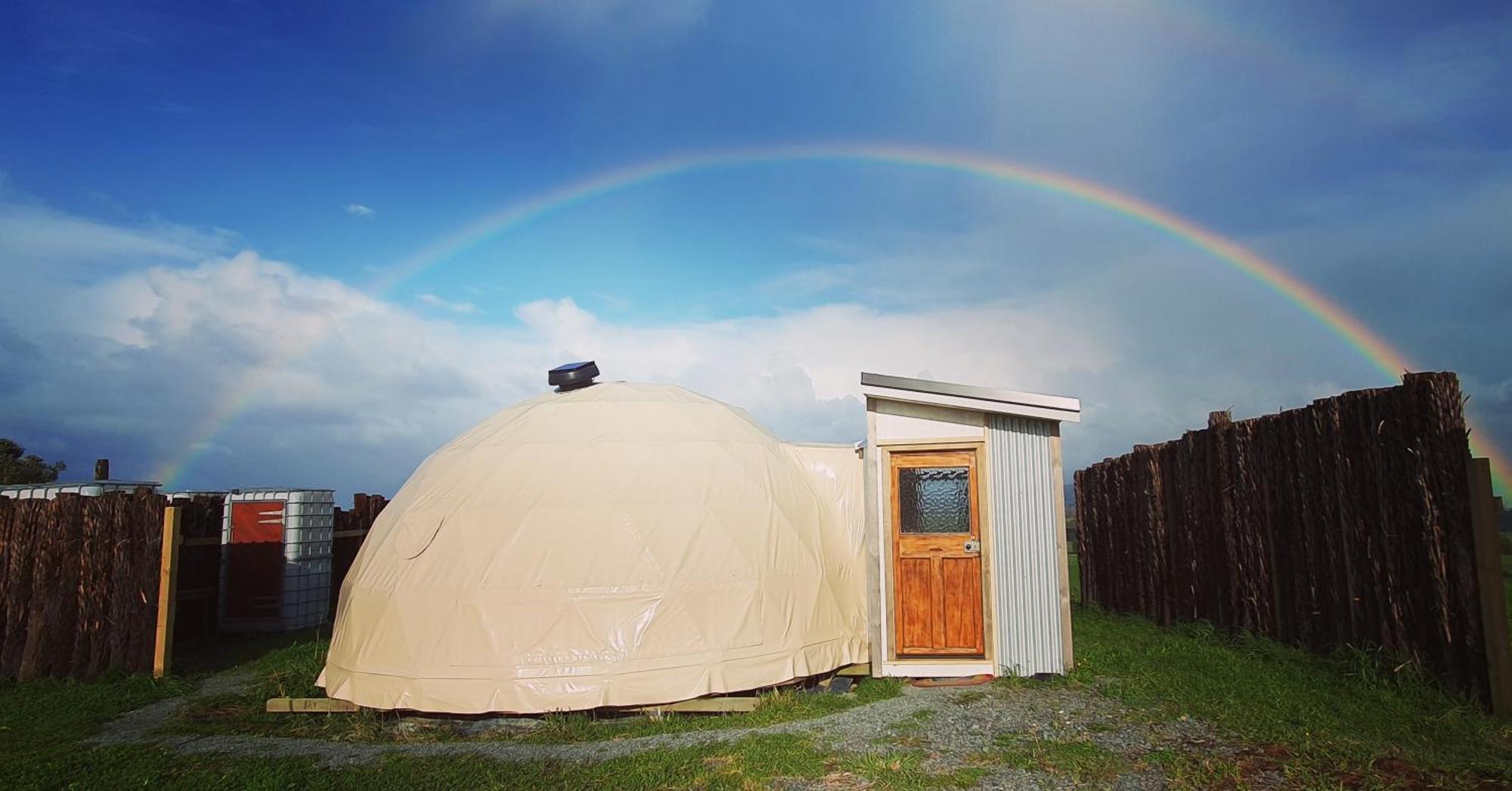 1 Waipu Off-Grid Eco Seaview Geodesic Glamping Dome Exterior foto