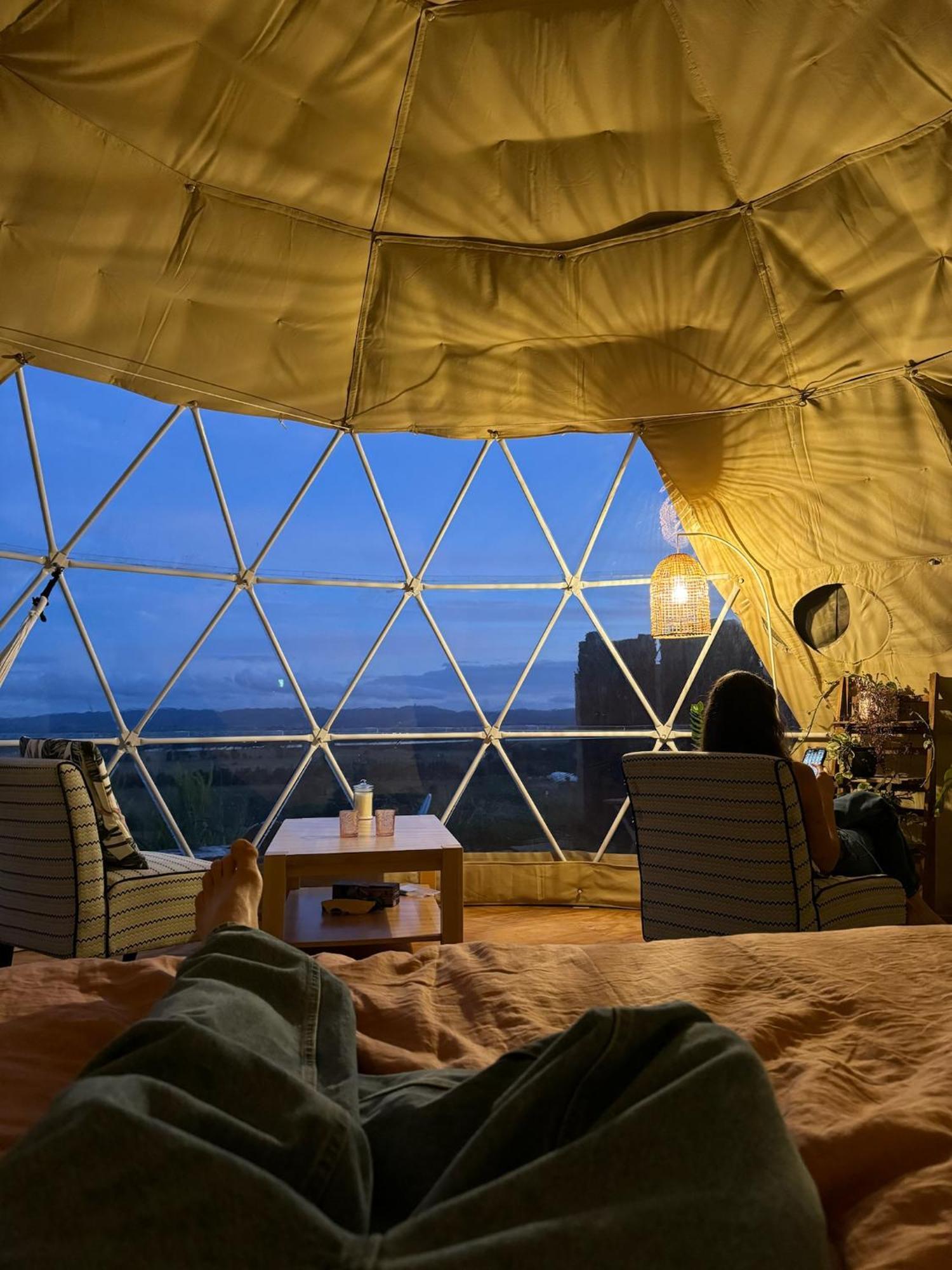 1 Waipu Off-Grid Eco Seaview Geodesic Glamping Dome Exterior foto