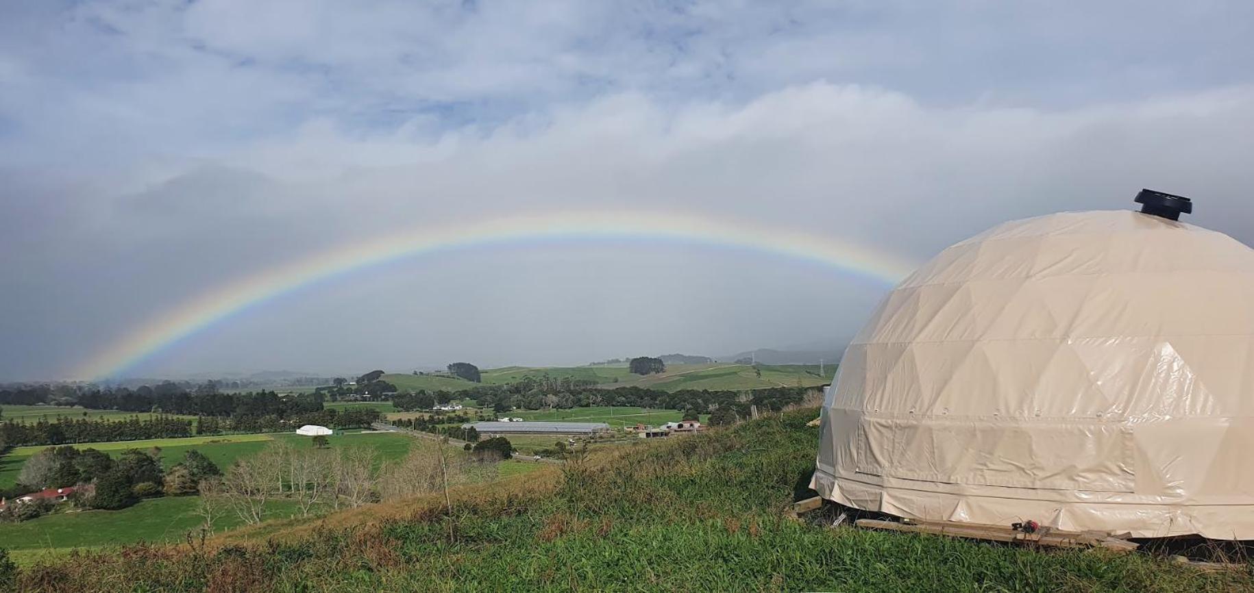 1 Waipu Off-Grid Eco Seaview Geodesic Glamping Dome Exterior foto